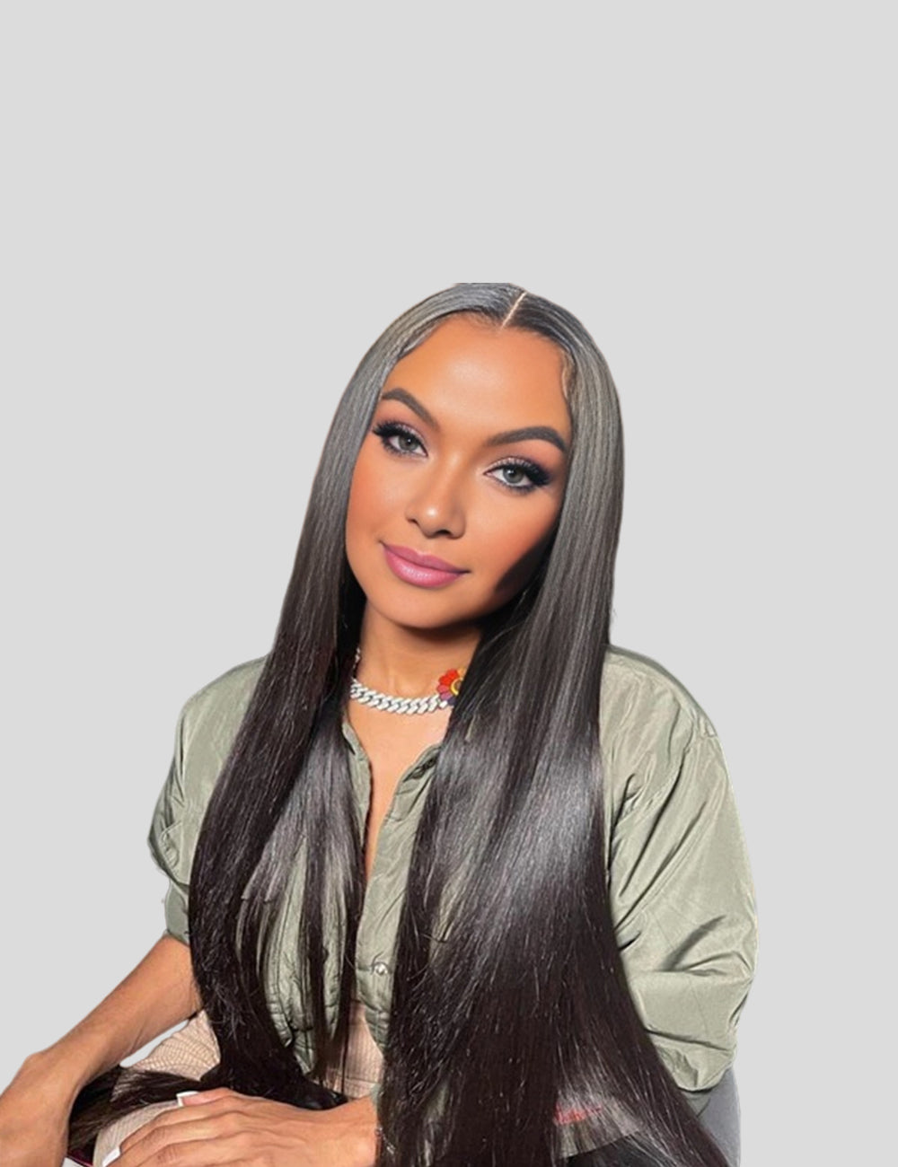 Straight Lace Wig Glueless Human Hair Wig 30 Inch Long Lace Front Wig 13x4 HD Lace Frontal Wig