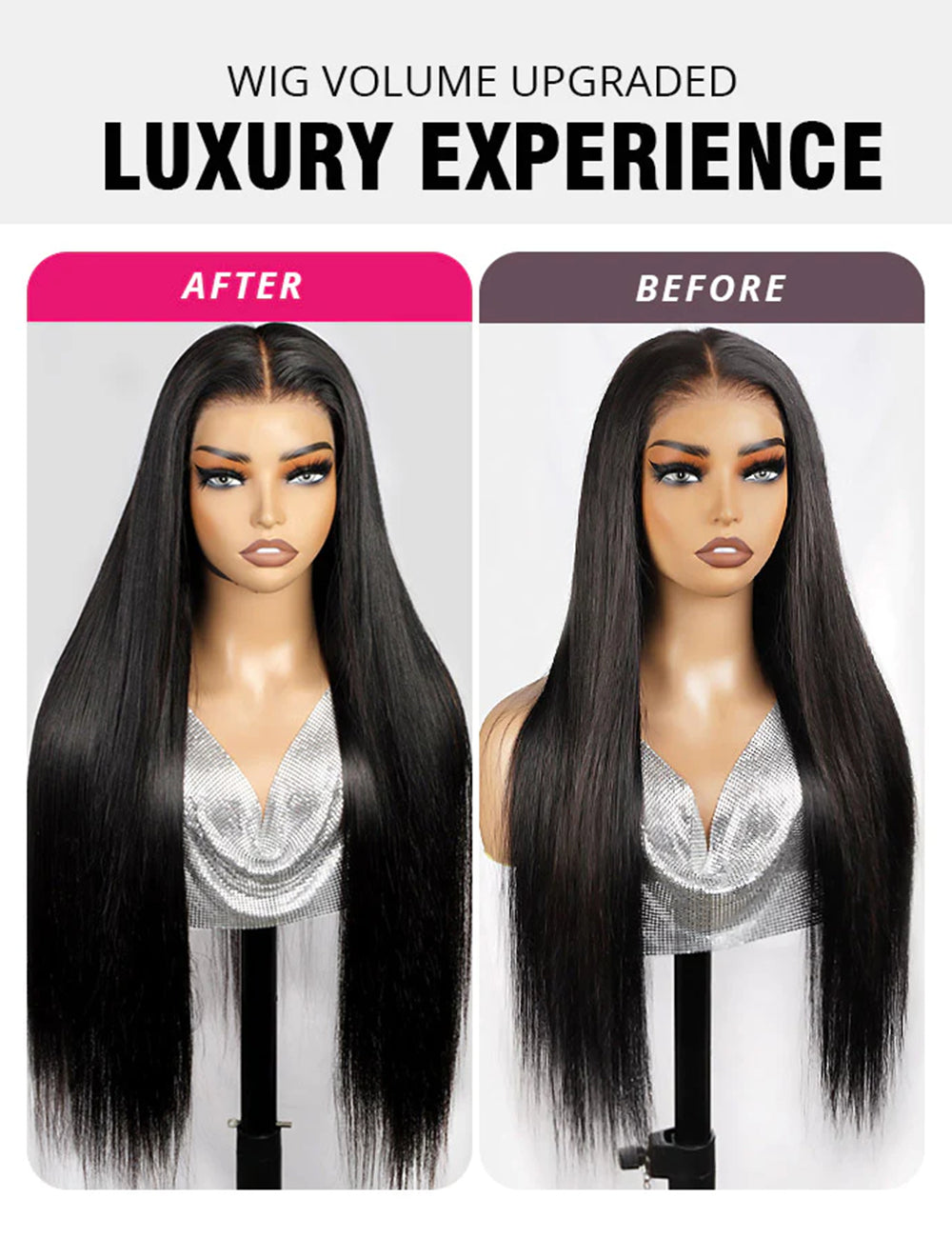 Victoria-30” Double Drawn HD Lace Frontal Wigs-7