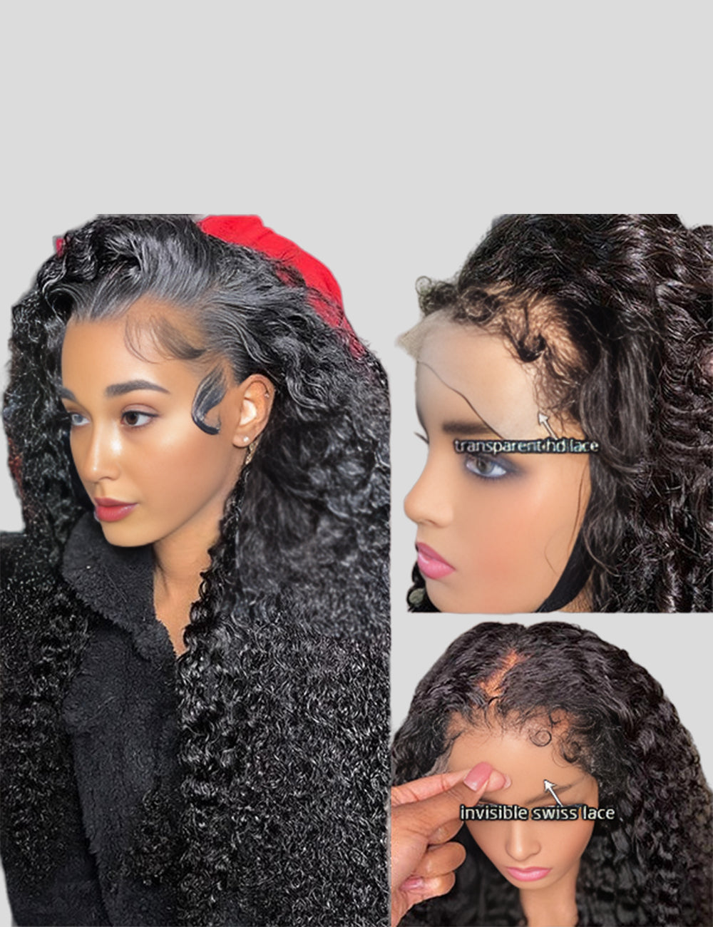 Water Wave Wig 13x4 Lace Front Wigs HD Lace Wigs 30 Inch Long Human Hair Wigs-3