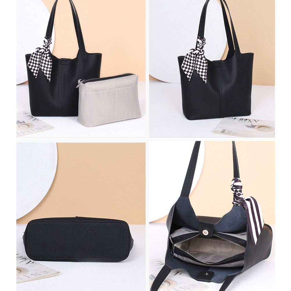 Women Fashion Leather Handbag Stylish Commuter Tote Bag | PRUSES-4