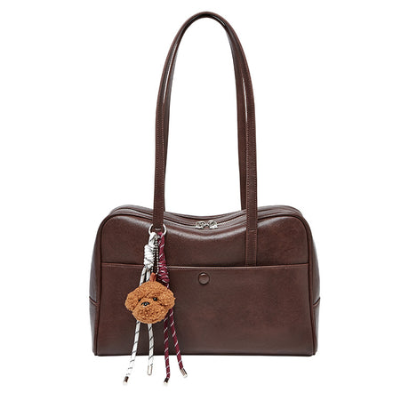 Women Maillard Retro Casual Shoulder Bag | PRUSES