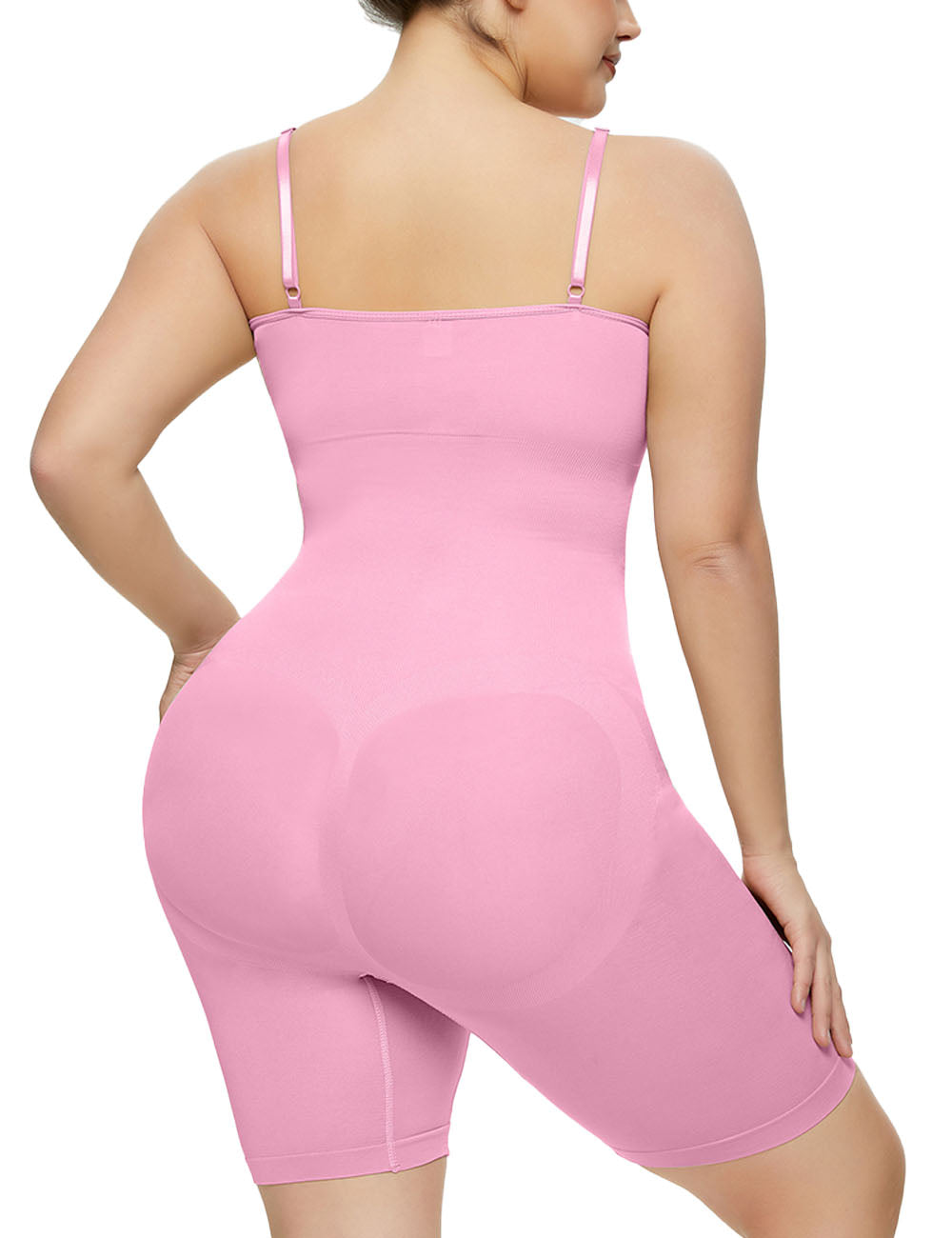 Women_Plus_Size_Bodysuit_Shorts_Sculpting_Seamless_Shapewear_PRUSES_11