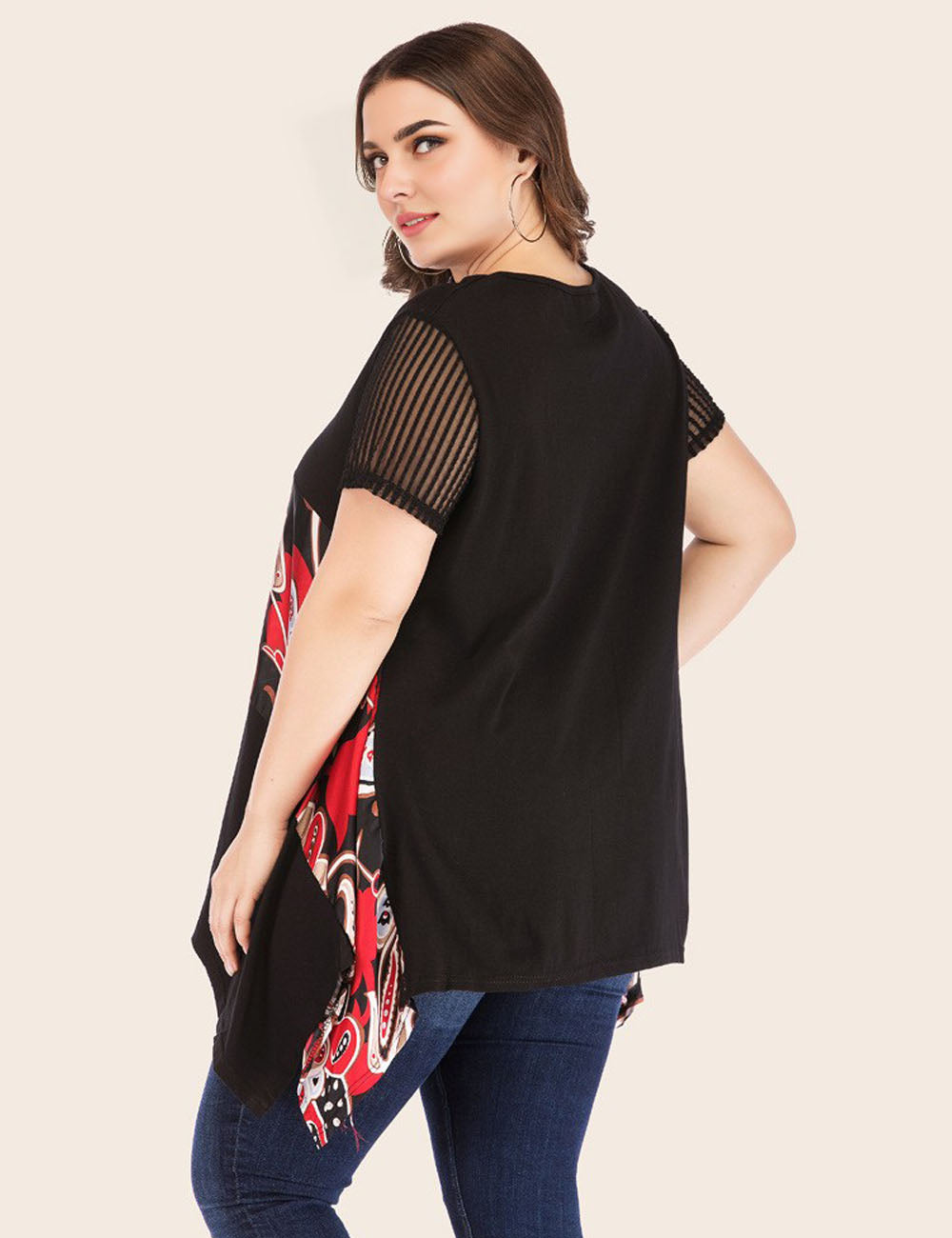 Women_Plus_Size_Bold_Spliced_Top_PRUSES_6