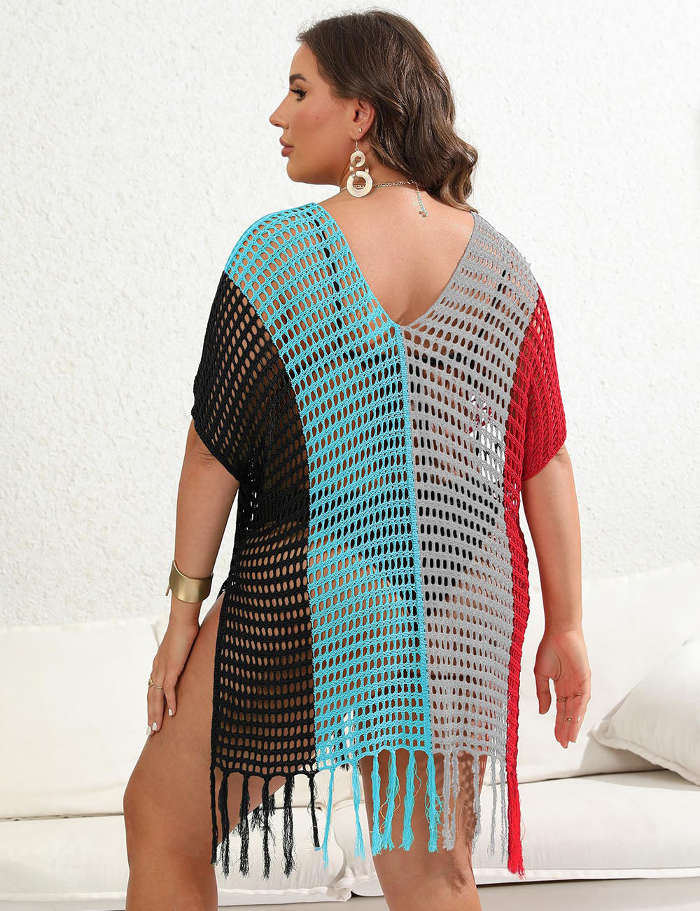 Women_Plus_Size_Cutout_Contrast_Cover-up_8