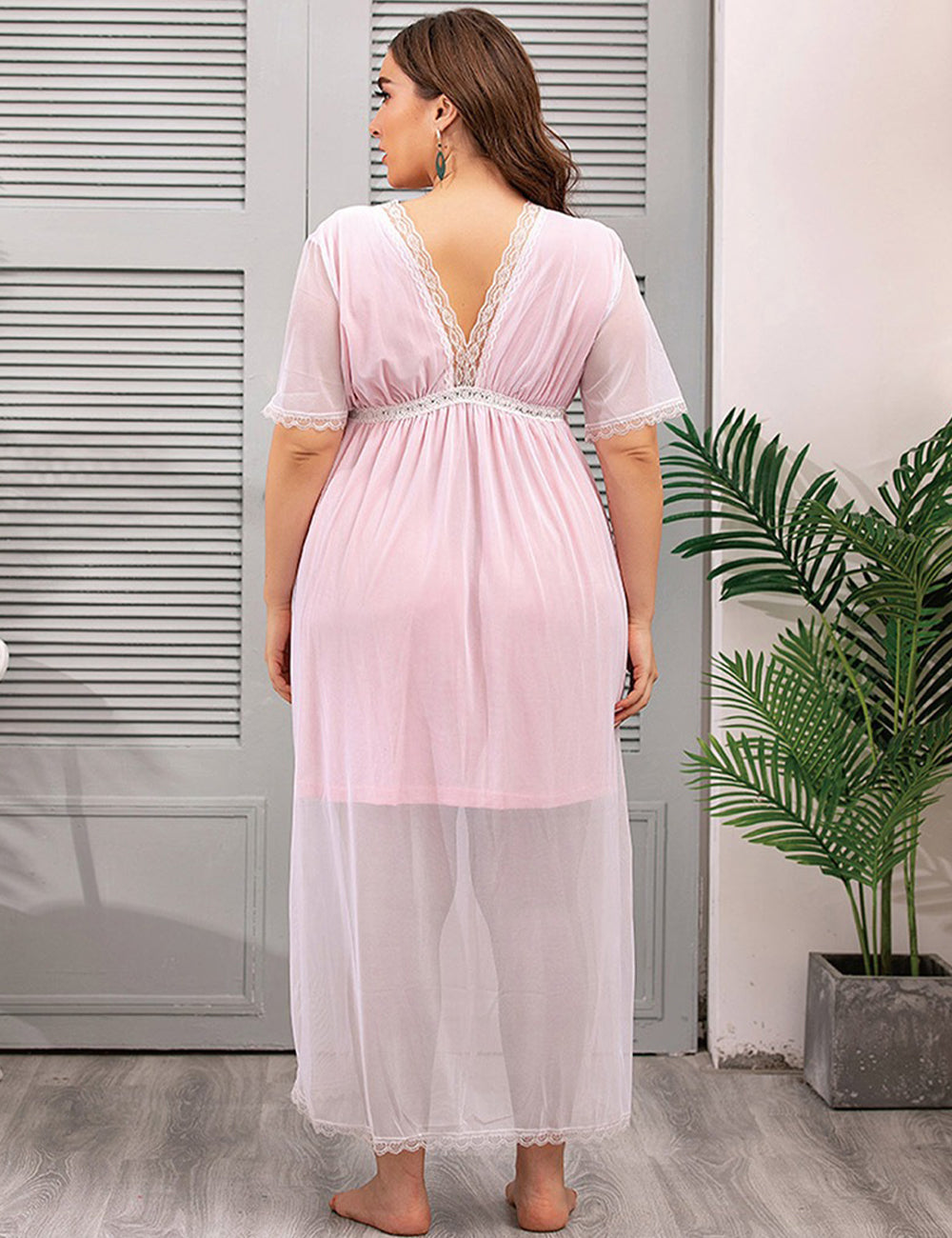 Women_Plus_Size_Elegant_Sexy_Mesh_Long_Home_Dress_PRUSES_12