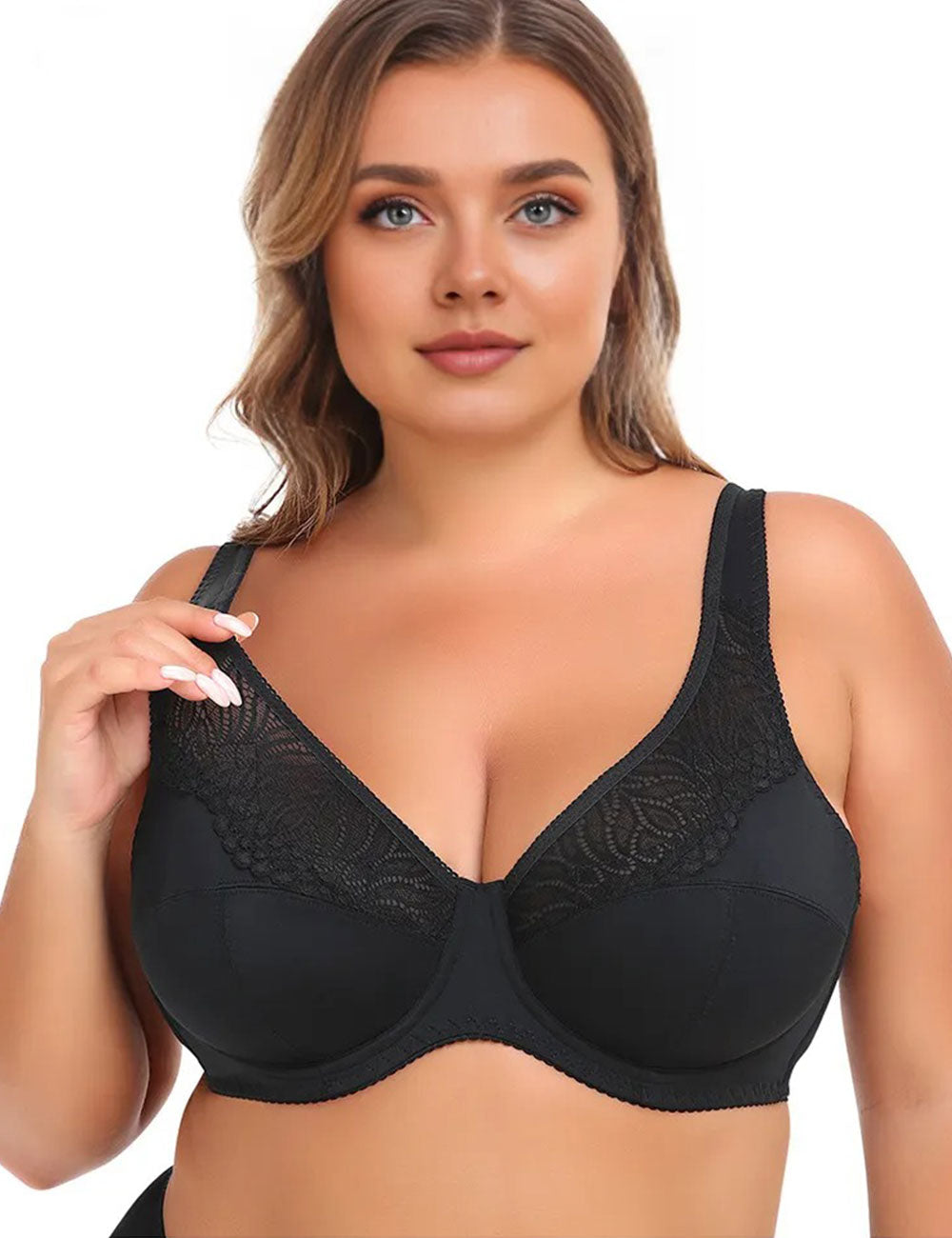 Women Plus Size Lace Underwire Bra | PRUSES