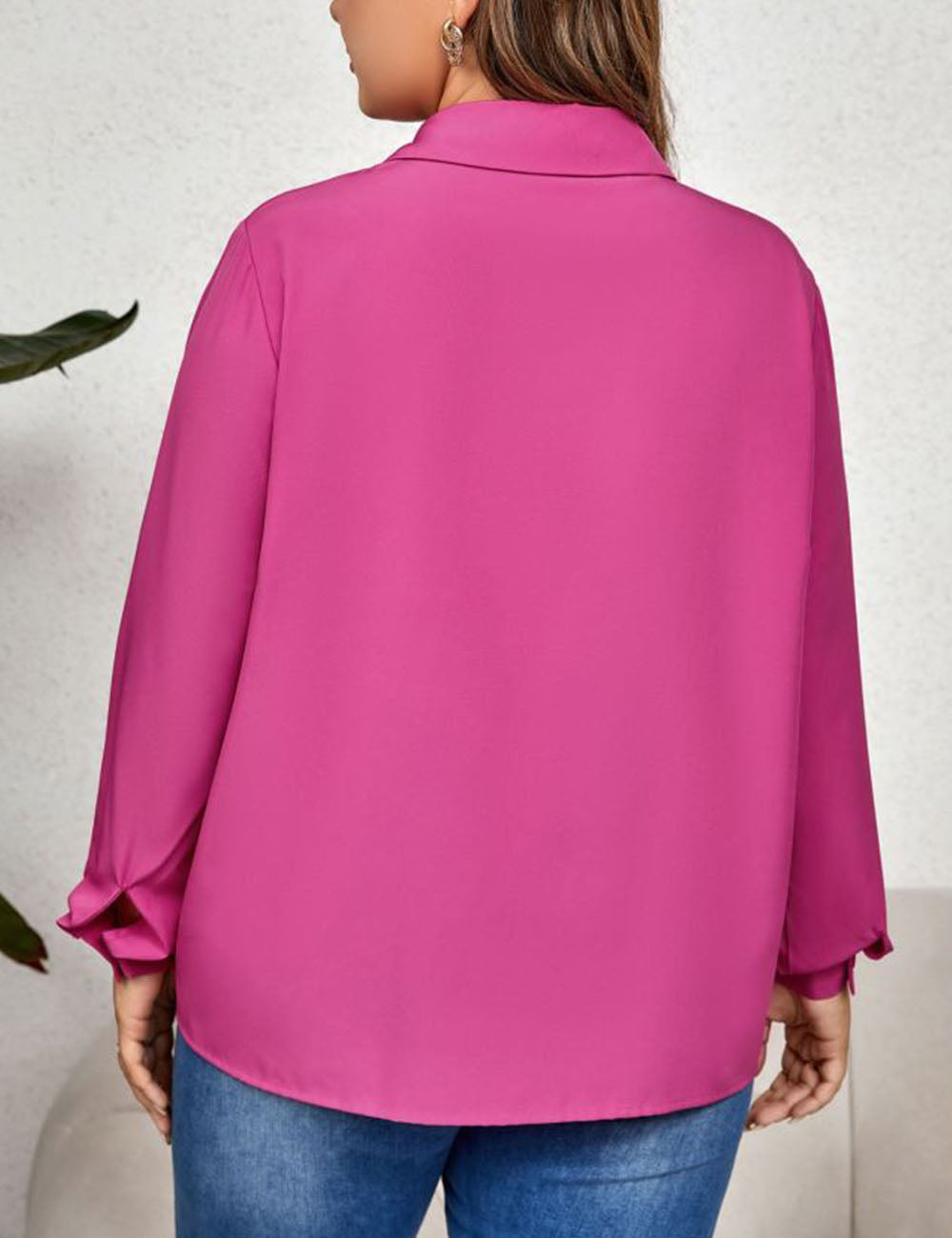 Women_Plus_Size_Long_Sleeve_Cutout_Button_Blouse_PRUSES_4