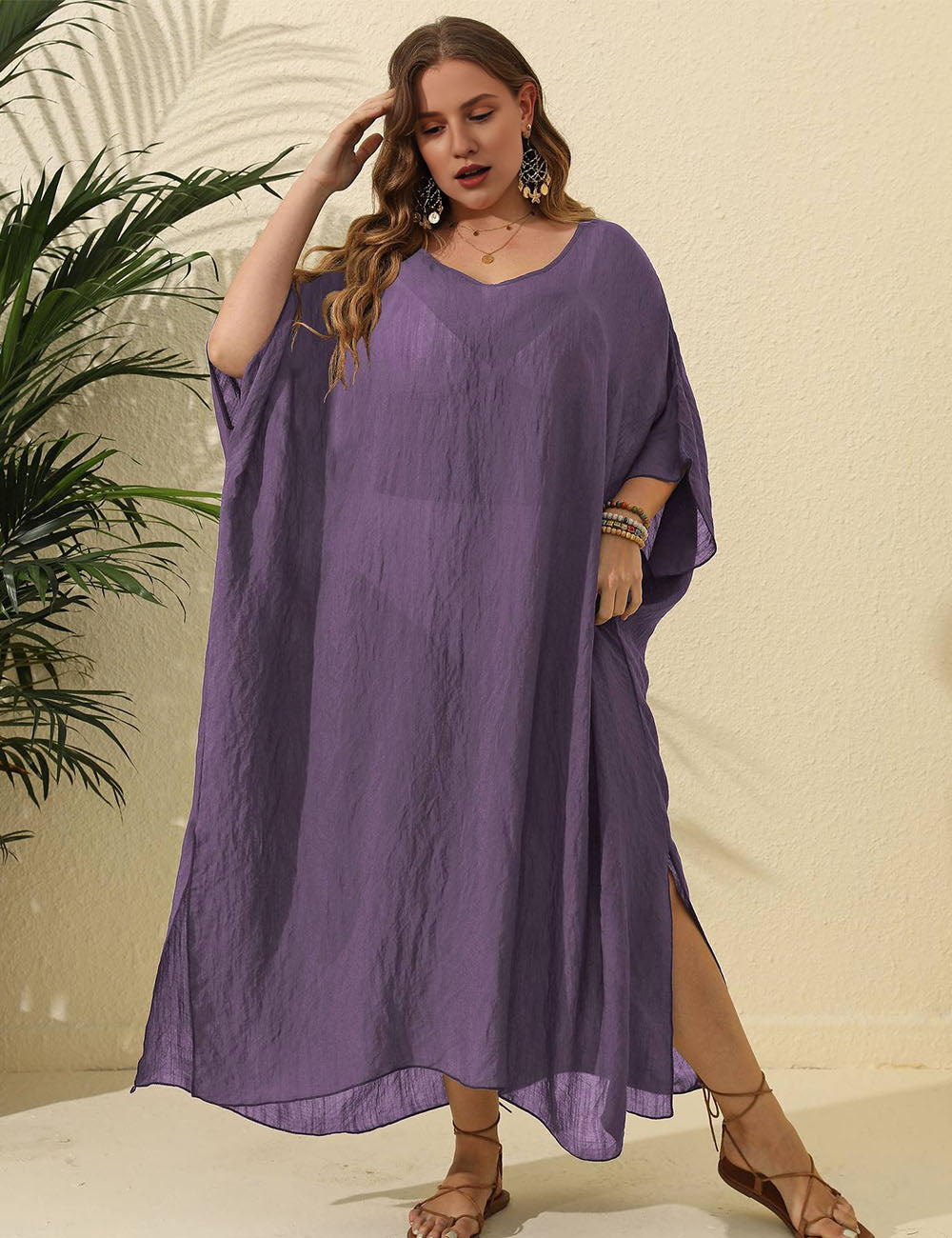 Women_Plus_Size_Loose_Bikini_Cover_up_2