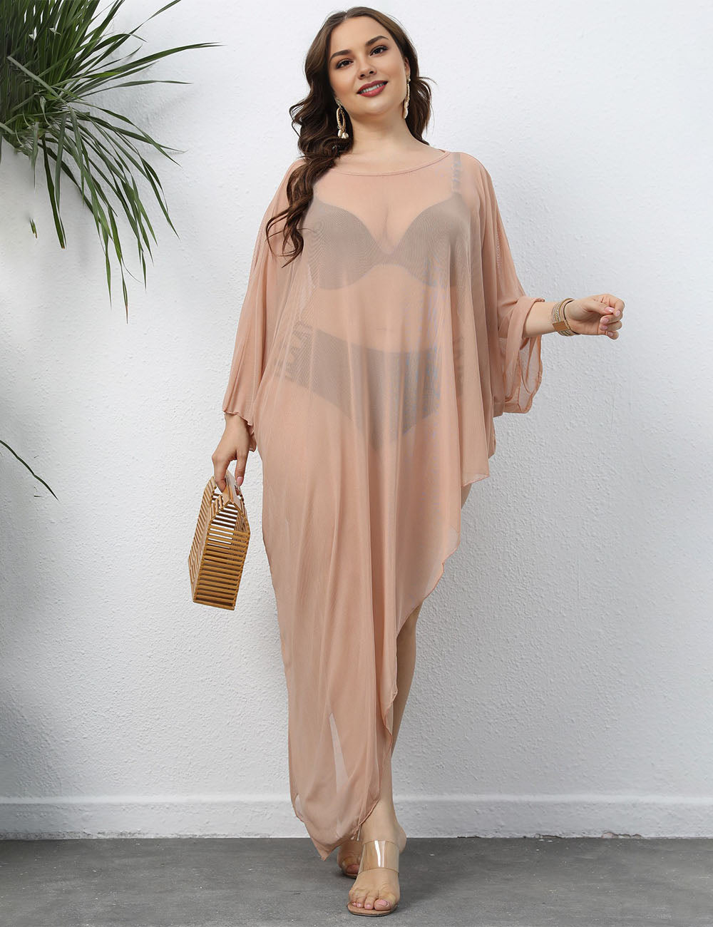 Women_Plus_Size_Mesh_Beach_Cover_Up_4