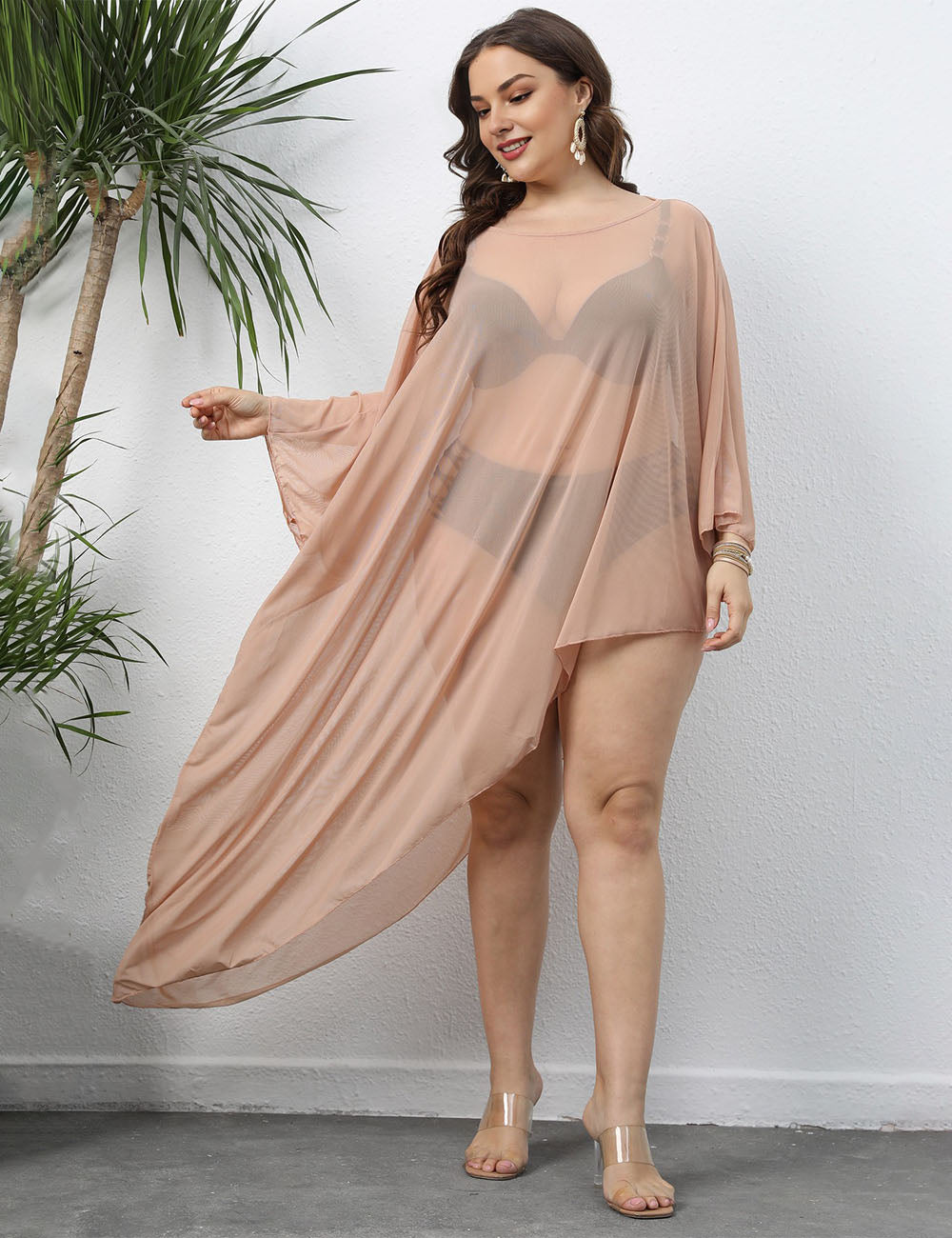 Women_Plus_Size_Mesh_Beach_Cover_Up_8