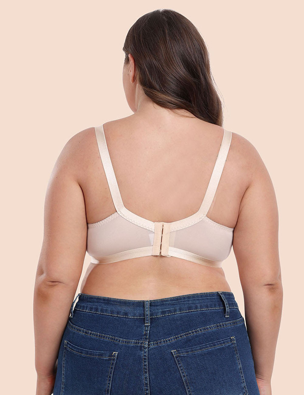 Women Plus Size Non-Padded Satin Bra | PRUSES