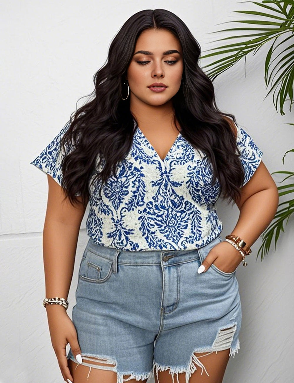 Women_Plus_Size_Printed_lapel_Blouse_PRUSES_1