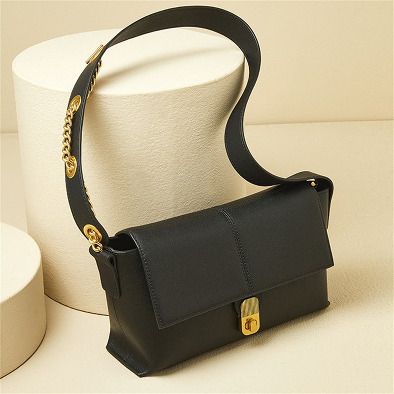 Women_s_Black_Leather_Classic_Flap_Crossbody_Shoulder-1
