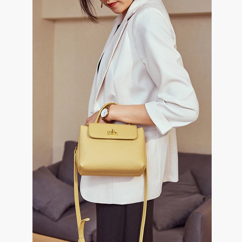 Women_s_Yellow_Leather_Top_Handle_Flap_Mini_Crossbody_Bags_6
