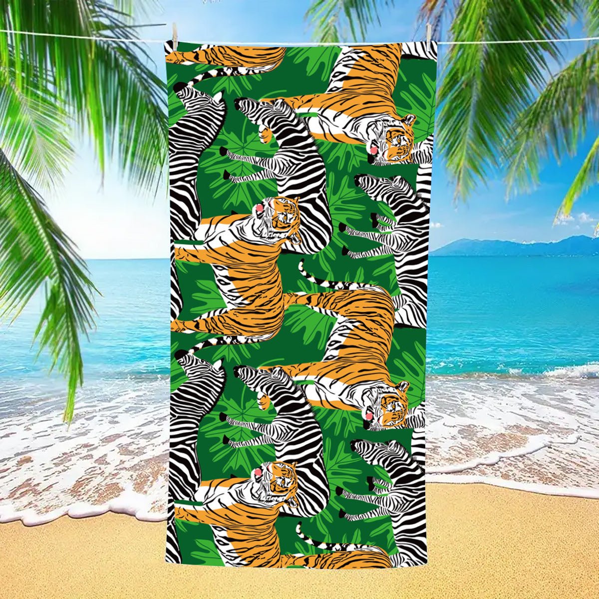 Animal Print Beach Towel | PRUSES - PRUSES