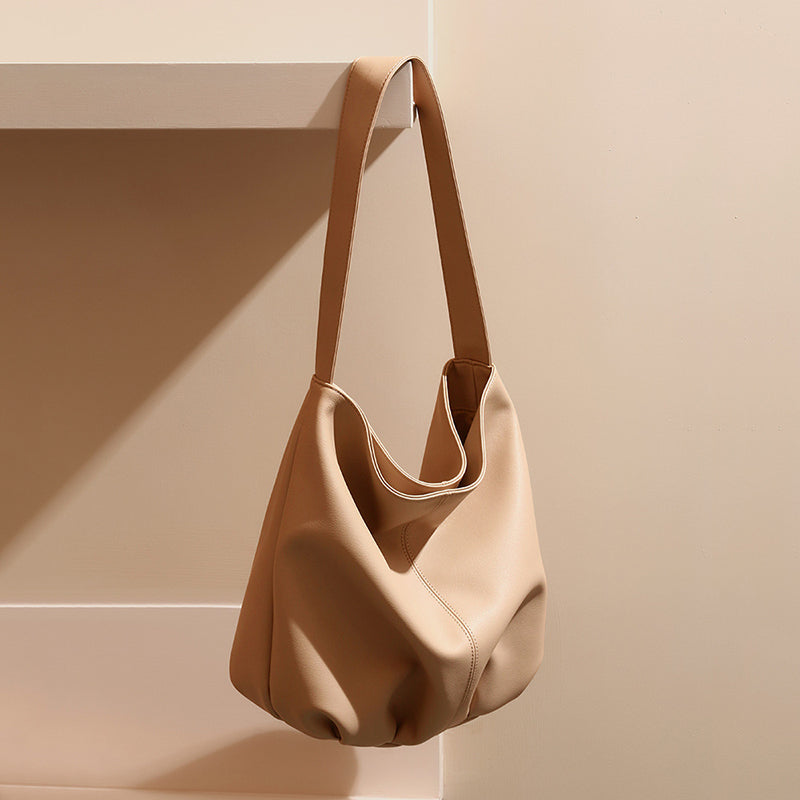 apricot_soft_leather_large_tote_bags_minimalist_shoulder_bag_2