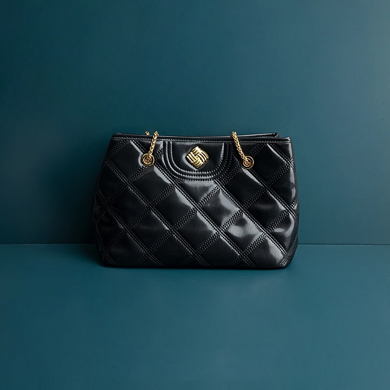 black_leather_big_size_chain_shoulder_quilted_bags