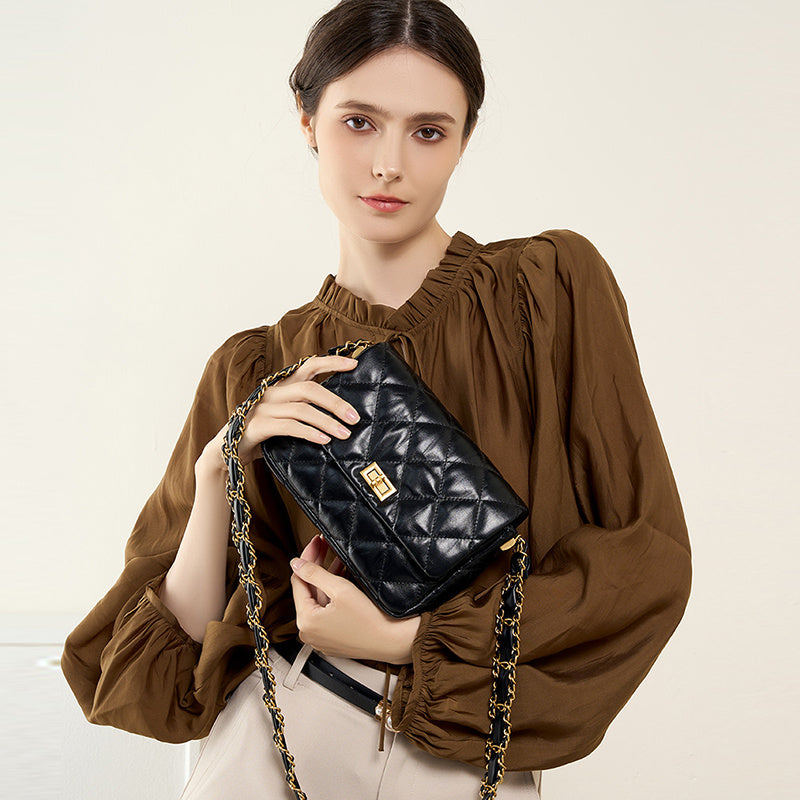 black_leather_chain_crossbody_purse_quilted_flap_shoulder_bag_5