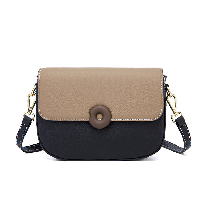 black_leather_flap_saddle_bag_buckle_message_shoulder_bag_4