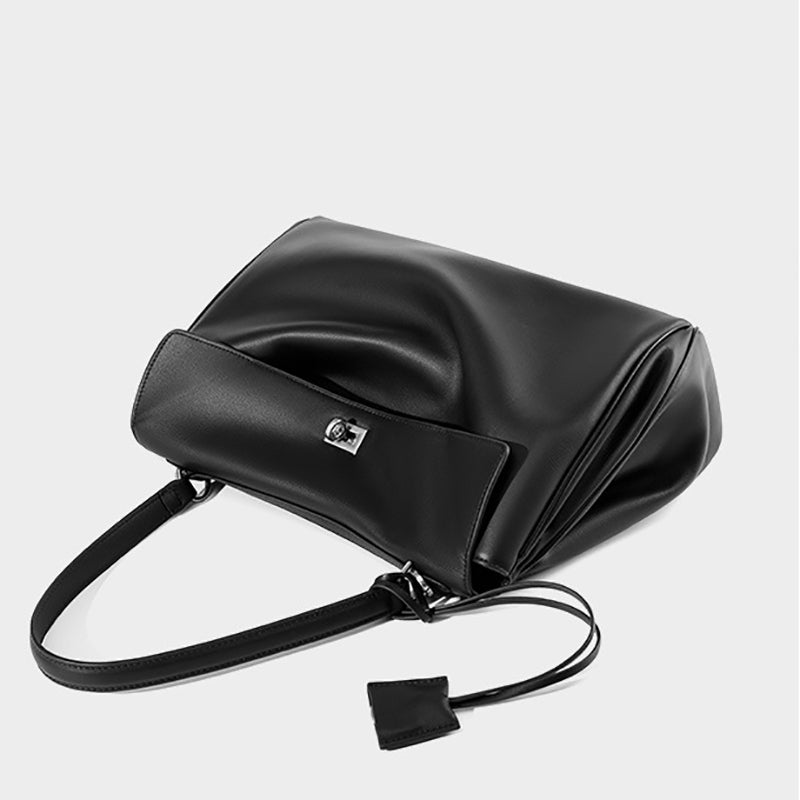 black_leather_large_tote_bag_top_handle_crossbody_bag_with_buckle_11