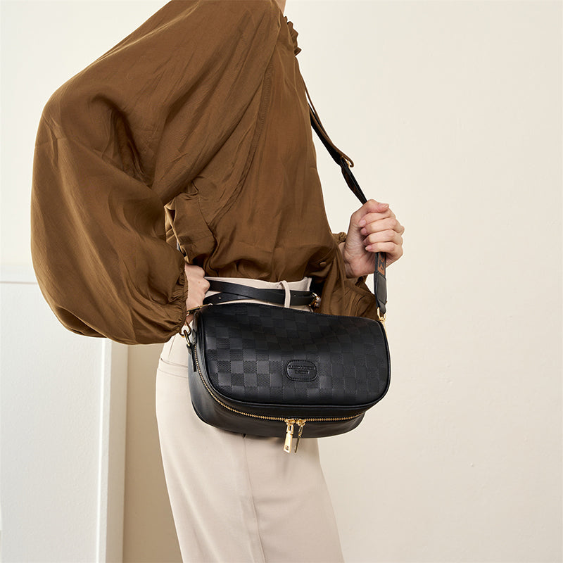 black_leather_plaid_shoulder_bags_mini_crossbody_bag_with_wide_strap_6