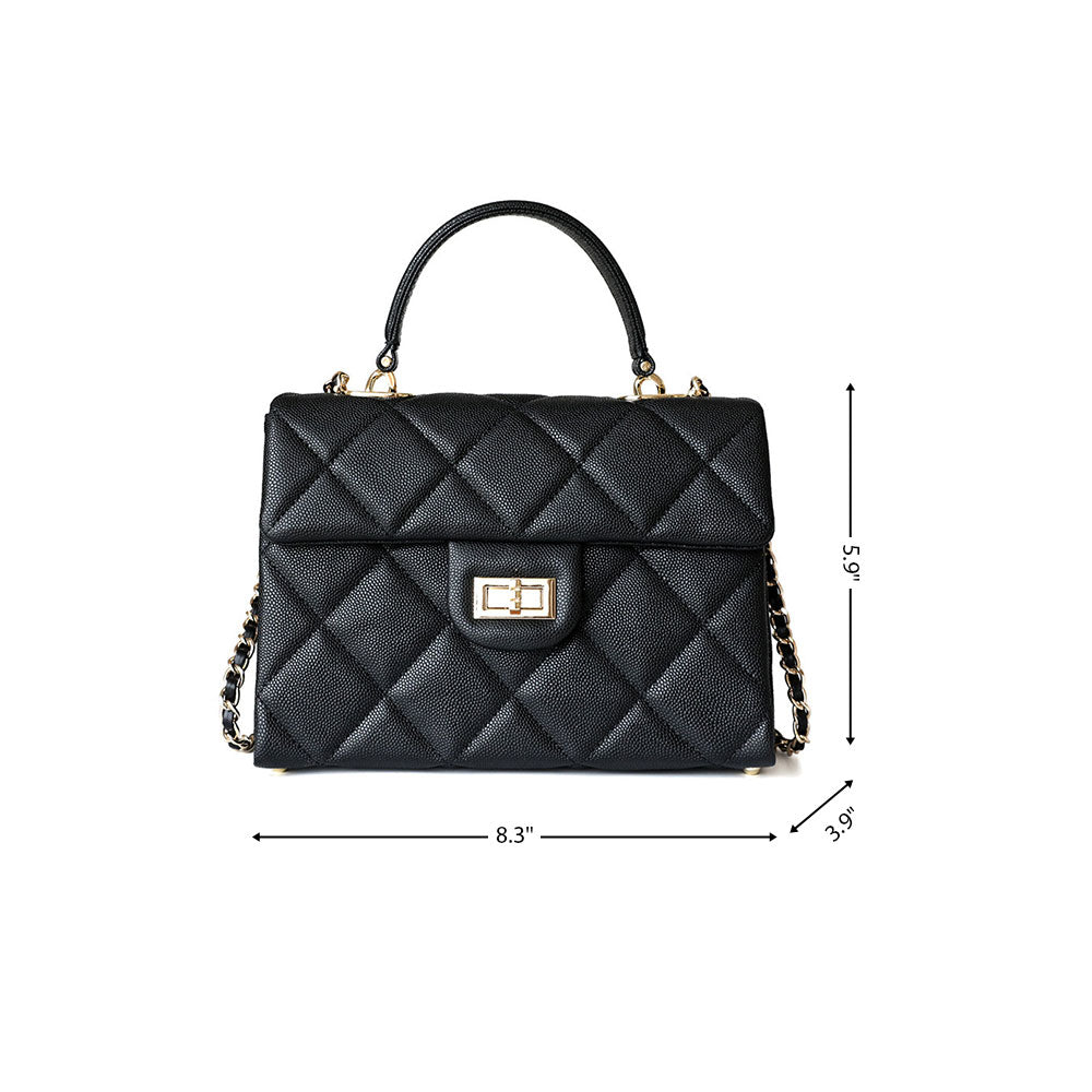 black_leather_quilted_chain_bag_shoulder_bags_with_buckle_666