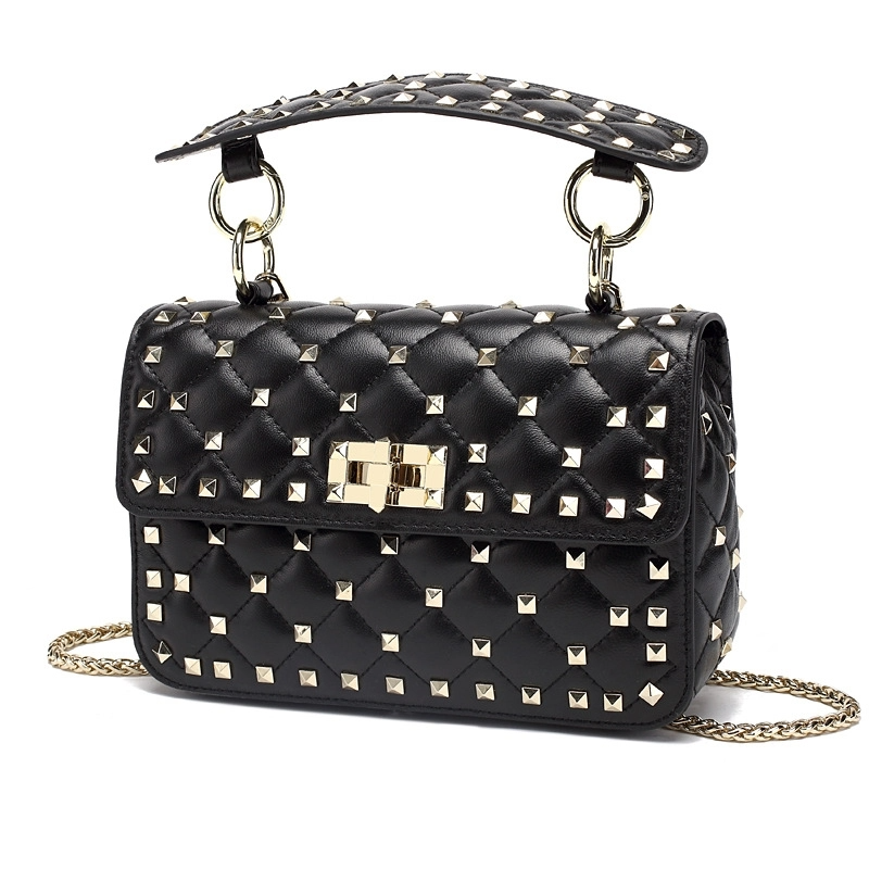 black_rockstud_leather_quilted_handbags_foldover_crossbody_chain_bags_20