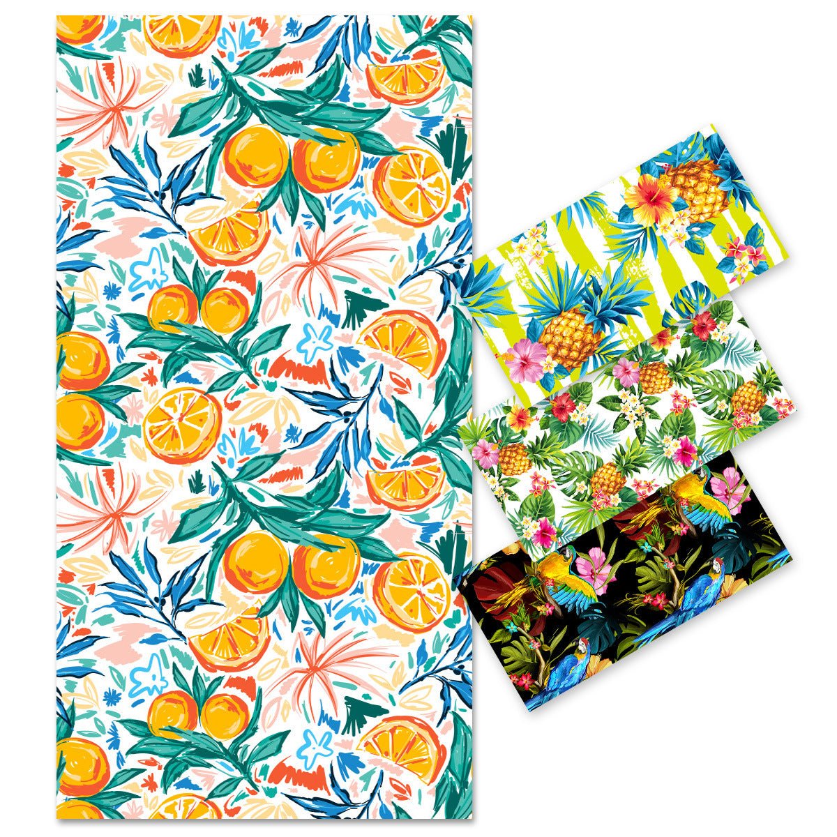 Bright Printed Beach Towel | PRUSES - PRUSES