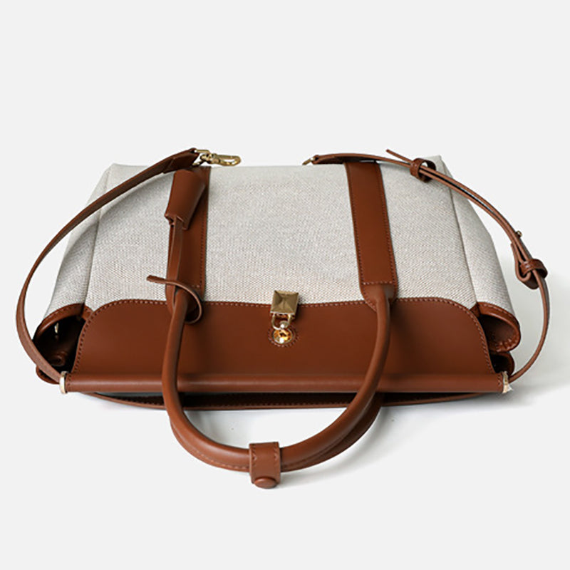brown_canvas_buckle_large_tote_bags_handbags_for_work_5