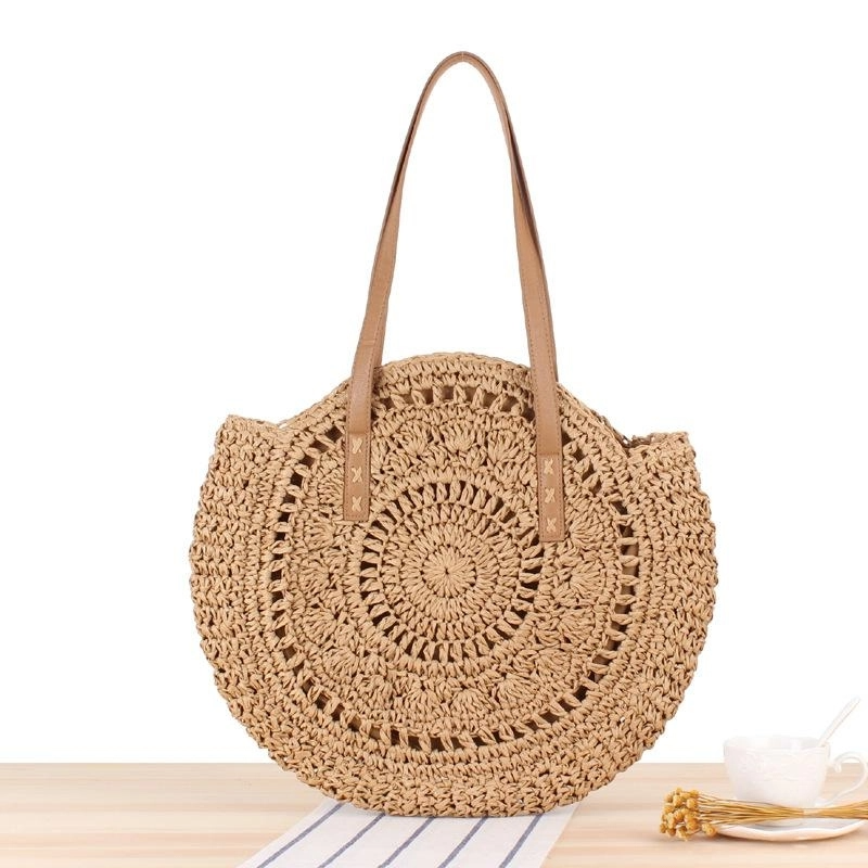 camel_brown_circle_straw_shoulder_tote_beach_bags