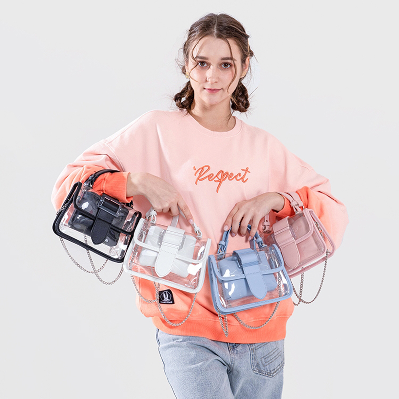 clear_satchel_bag_inside_pouch_crossbody_chain_pvc_handbag