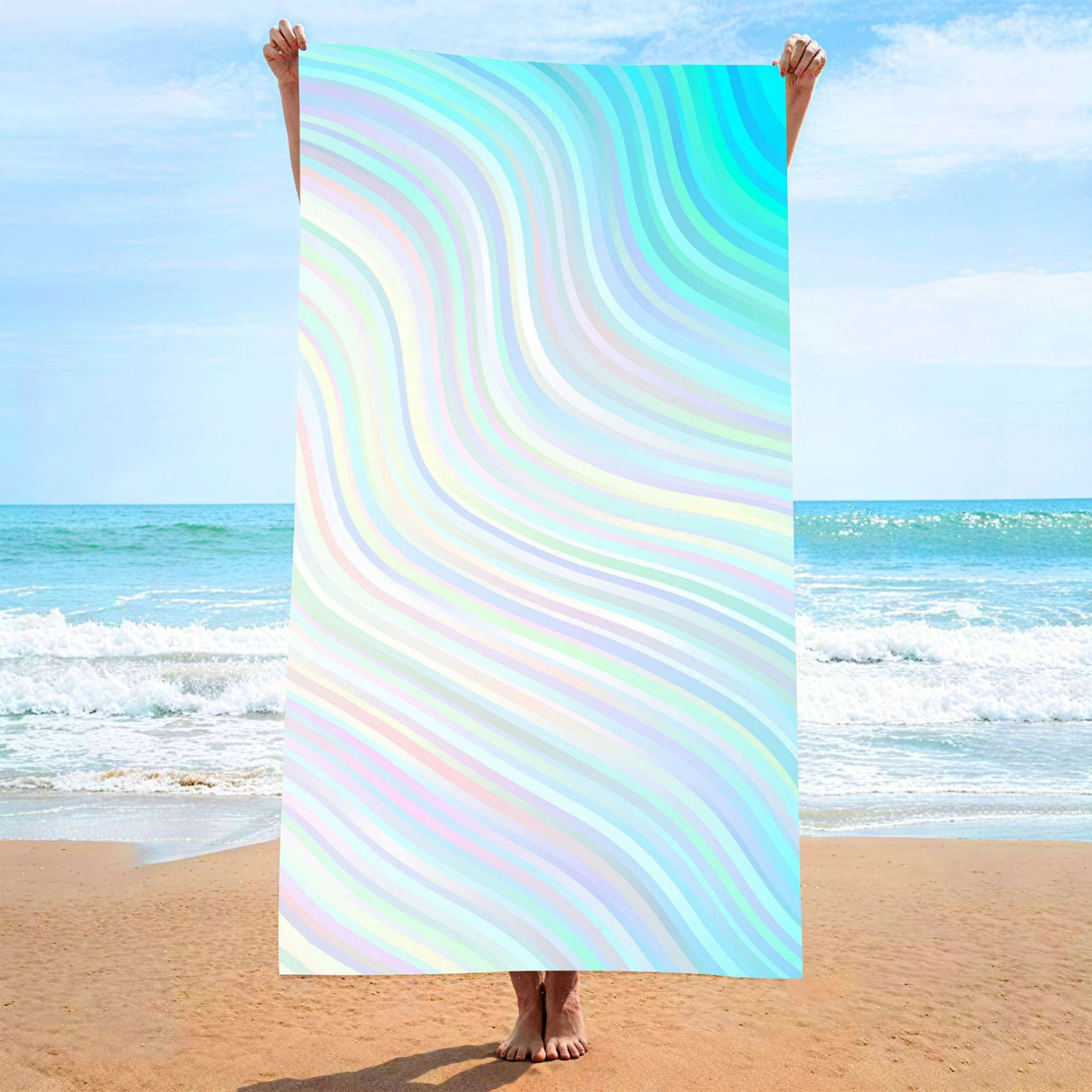 Color Stripe Pattern Beach Towels | PRUSES - PRUSES