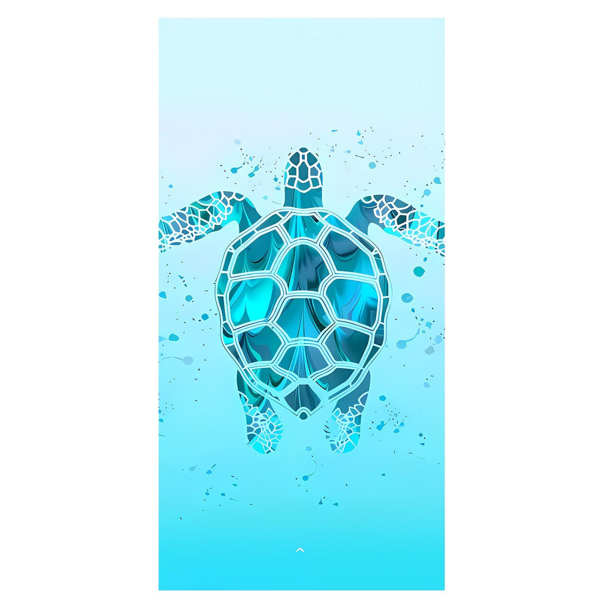 Cute Sea Turtle Print Beach Towel | PRUSES - PRUSES