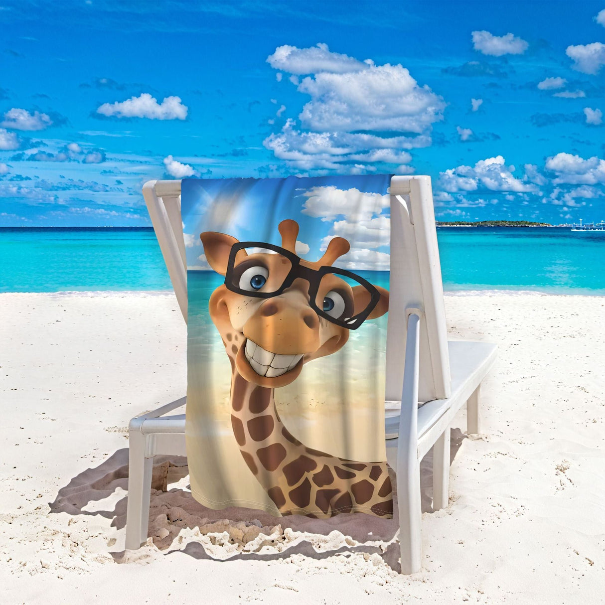 Giraffe Beach Towel | PRUSES - PRUSES