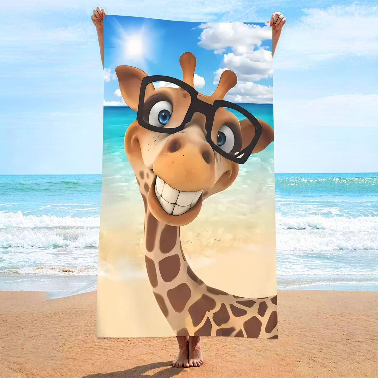 Giraffe Beach Towel | PRUSES - PRUSES