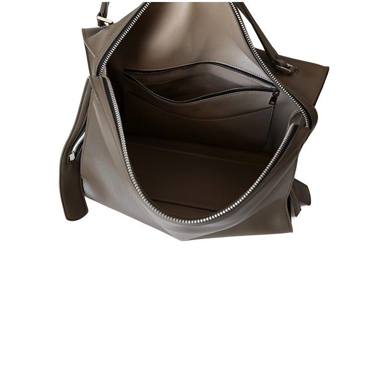 green_leather_zipper_large_tote_bag_with_wide_shoulder_strap_5_6