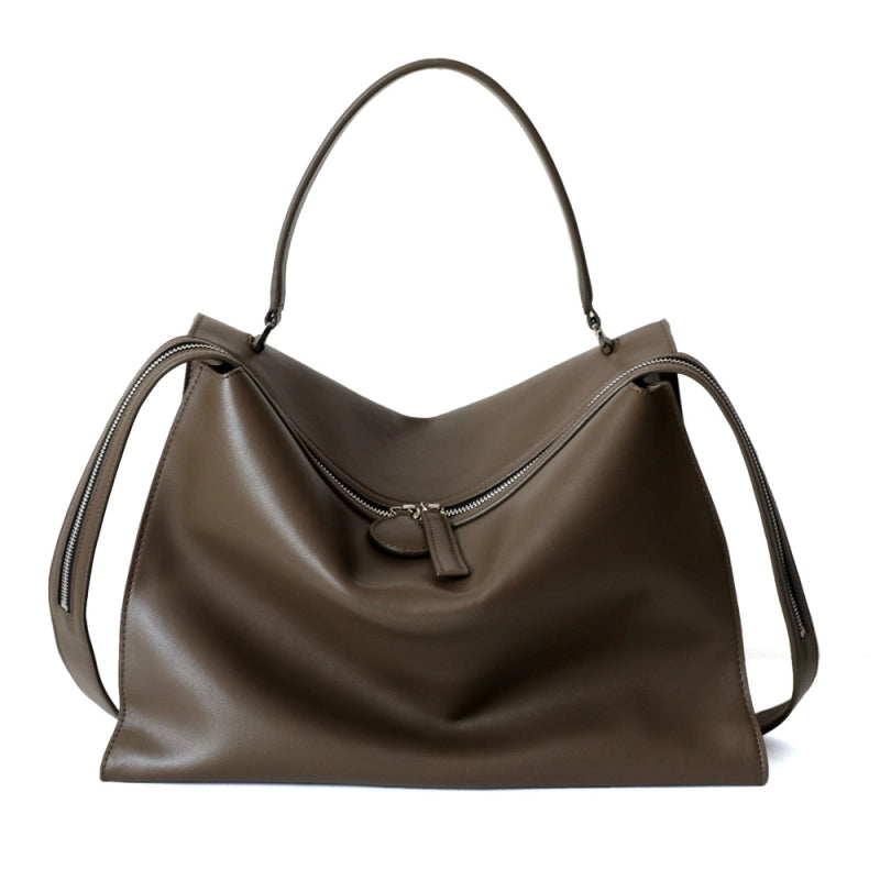 green_leather_zipper_large_tote_bag_with_wide_shoulder_strap_5_7