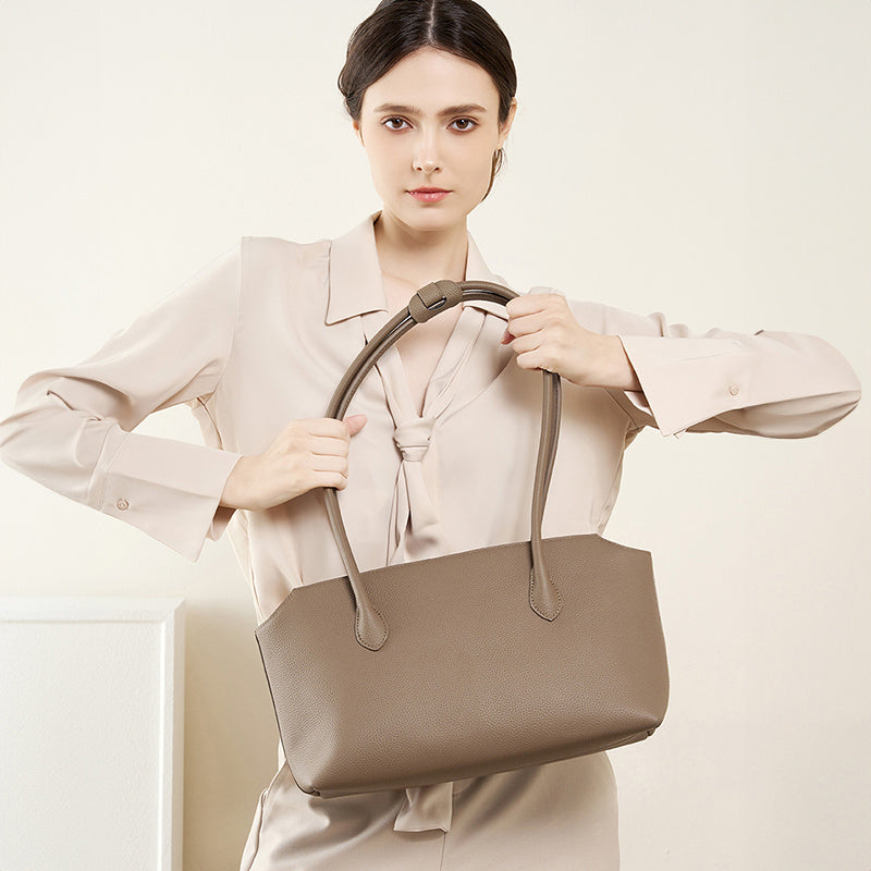 grey_leather_zipper_tote_bags_shoulder_bags_for_work_2