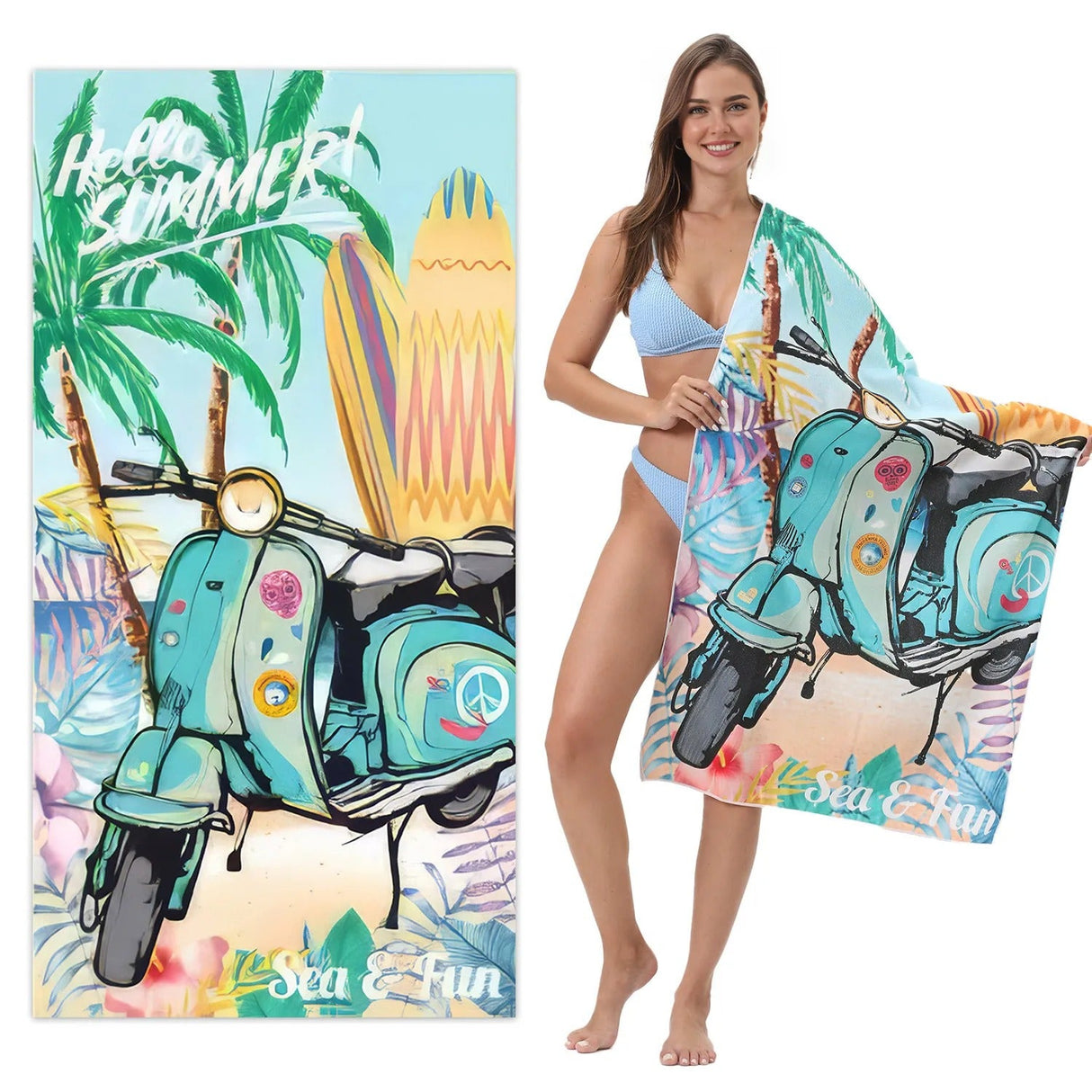 Gym Sports Microfiber Travel Beach Towel | PRUSES - PRUSES
