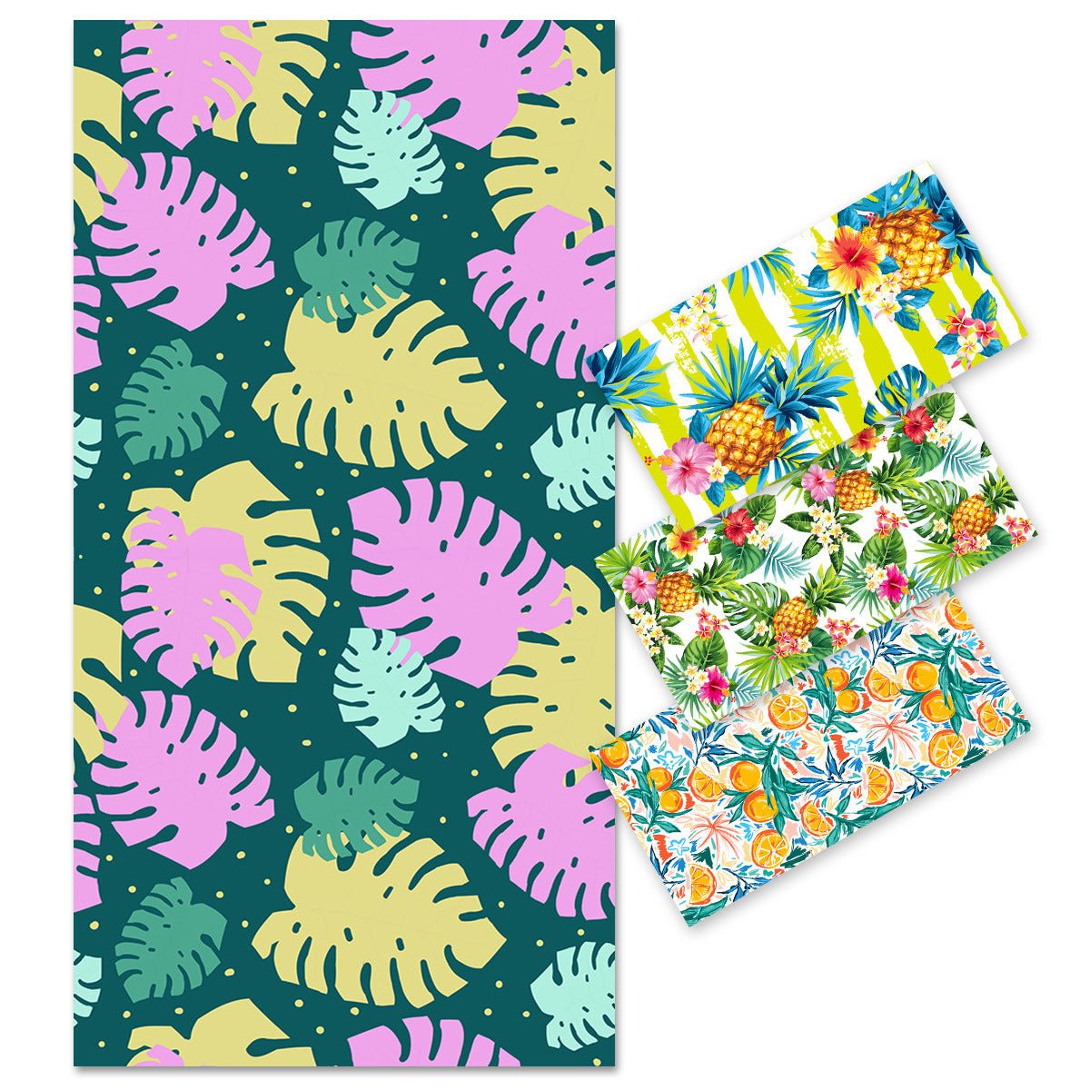 Monstera Leaf Beach Towel | PRUSES - PRUSES
