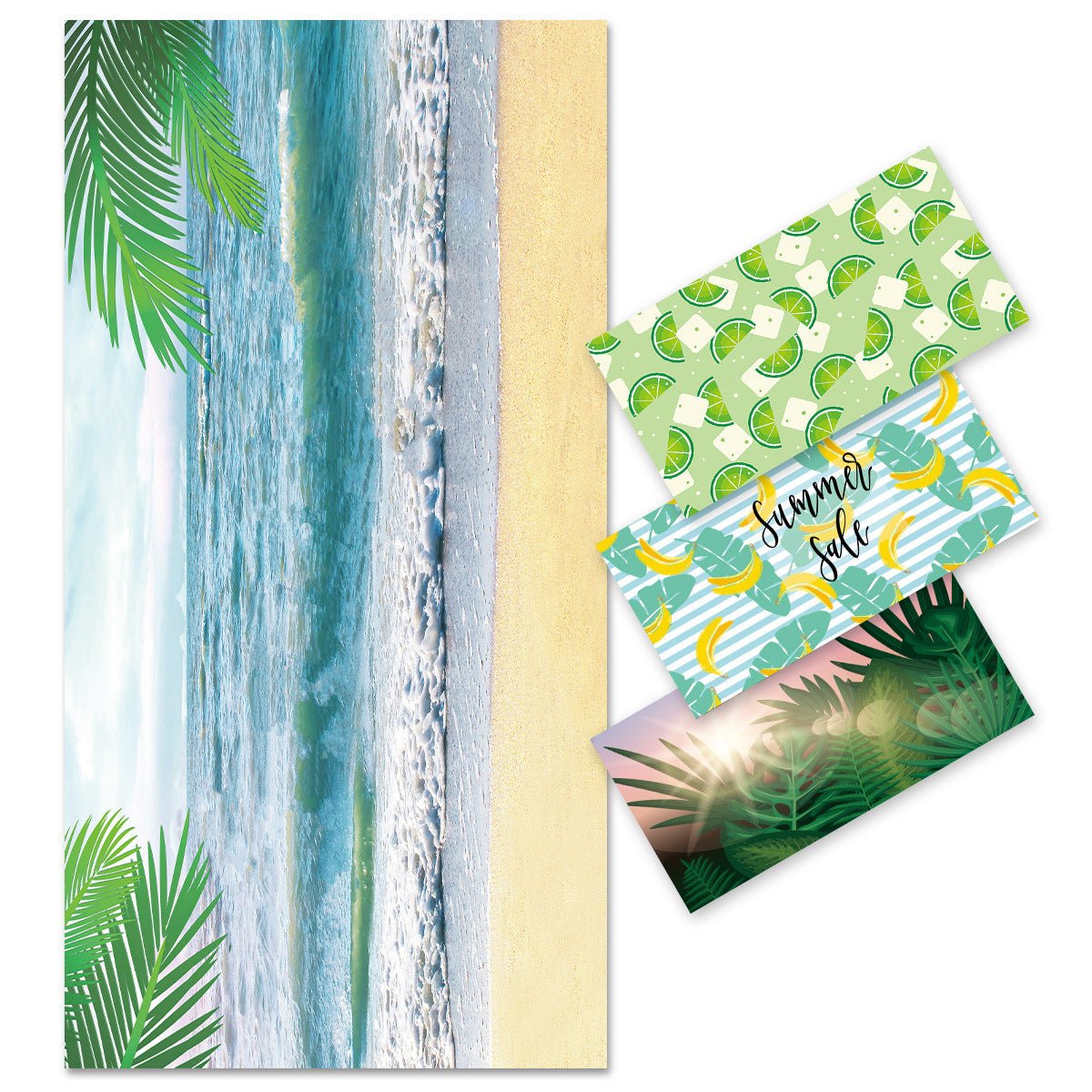 Sand Free Double - Faced Fleece Beach Towel | PRUSES - PRUSES