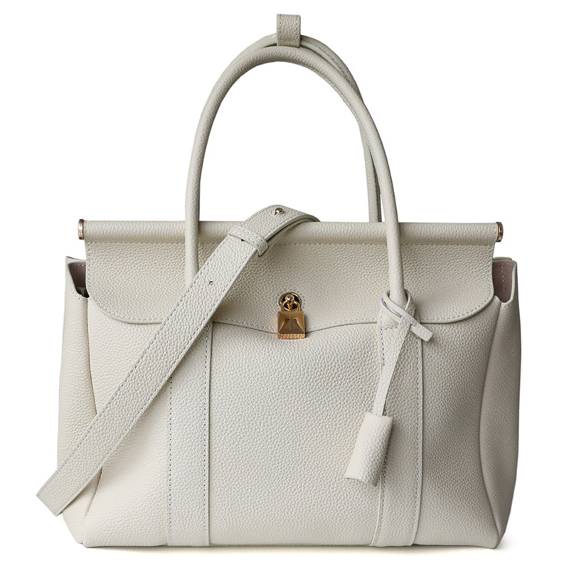 white_leather_buckle_large_tote_bags_handbags_for_work_2
