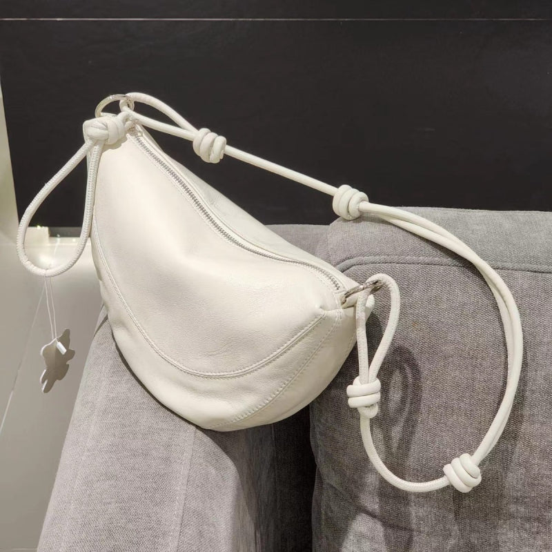 white_soft_leather_zipper_half-moon_shoulder_bag_vintage_hobo_bags