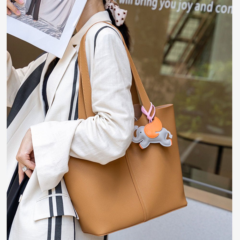 Women Fashion Leather Handbag Stylish Commuter Tote Bag | PRUSES - PRUSES