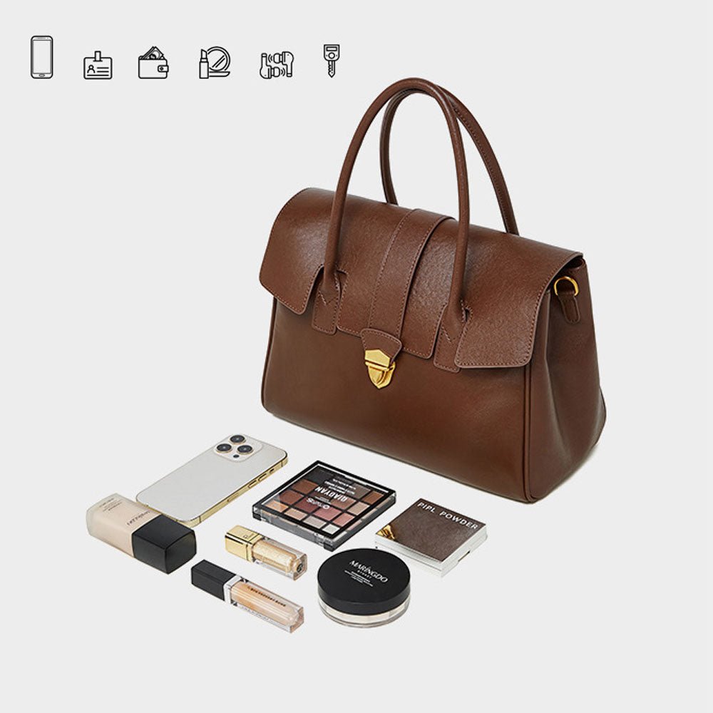 Women Leather Large Tote Bags Work Bag | PRUSES - PRUSES