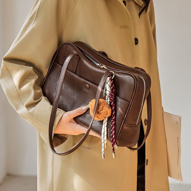 Women Maillard Retro Casual Shoulder Bag | PRUSES - PRUSES