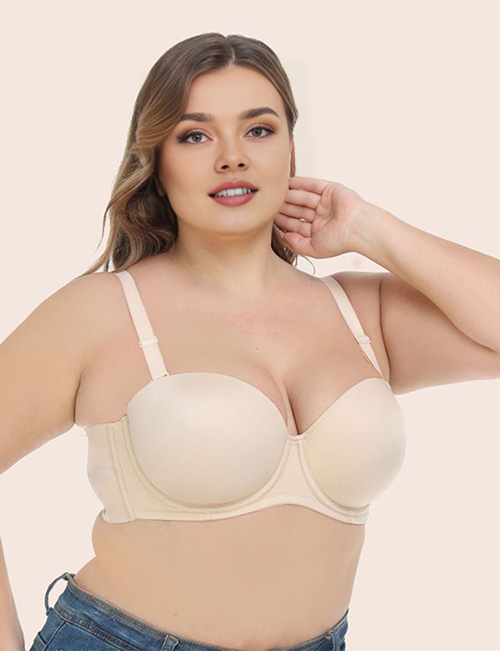 Women Plus Size Bandeau Bra | PRUSES - PRUSES
