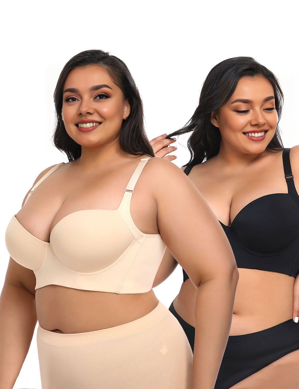 Women Plus Size Body Contouring Seamless Cup Bra | PRUSES - PRUSES
