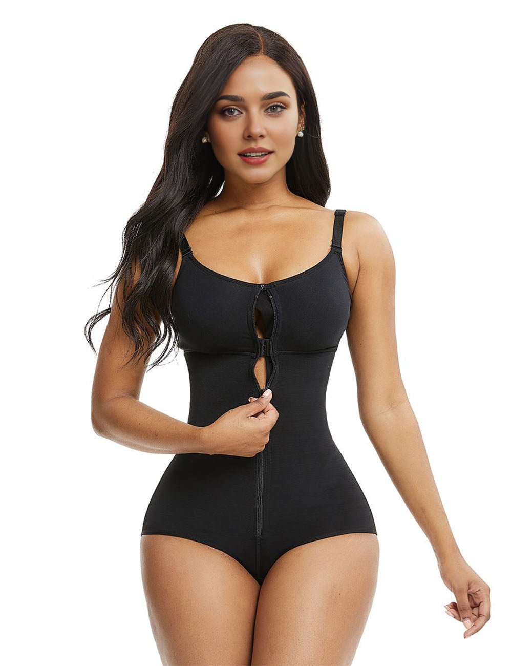 Women Plus Size Full Body Tummy Control Bodysuit Shapewear - PRUSES