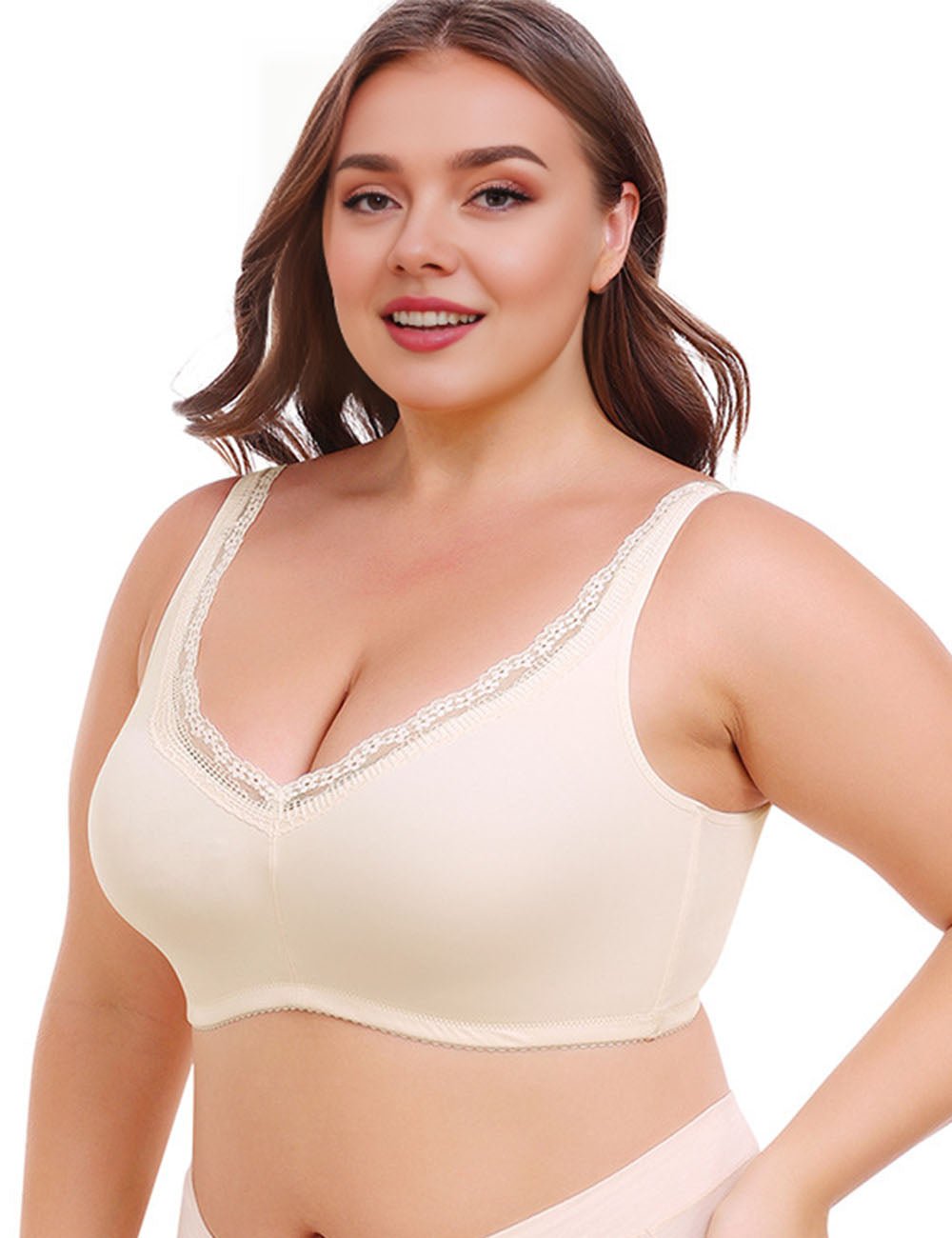 Women Plus Size Full Cup Thin Bra | PRUSES - PRUSES